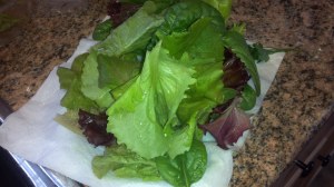 lettuce from my container garden