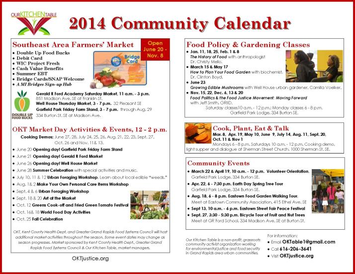 Community Calendar 2014 12-2-2013